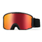 Gafas de esquí de doble cilindro de medio marco y de gran tamaño anti niebla gafas de montaña de color rojo brillante Tres capas de esponja y silicona proveedor