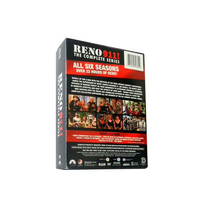 China Película de encargo de América de los sistemas de la caja del DVD la estación 1-6 de RENO 911 de la serie completa proveedor