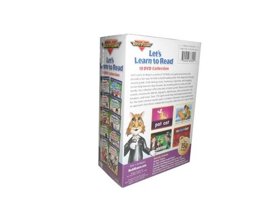La película de encargo de América de los sistemas de la caja del DVD la serie completa nos dejó aprender leer 10DVD proveedor