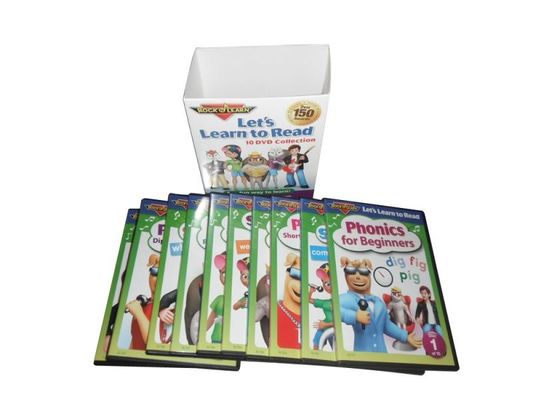 La película de encargo de América de los sistemas de la caja del DVD la serie completa nos dejó aprender leer 10DVD proveedor