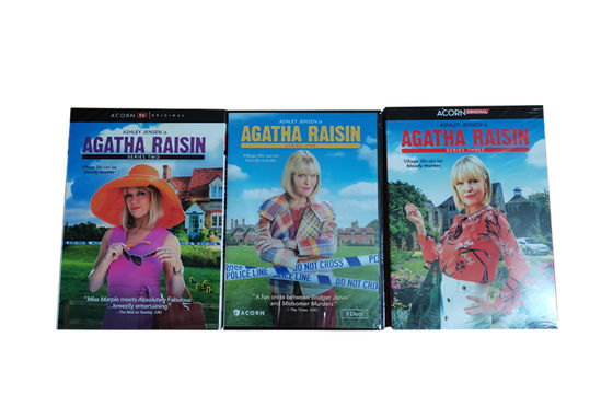 Película de encargo de América de los sistemas de la caja del DVD la serie completa Agatha Raisin Season 1-3 proveedor