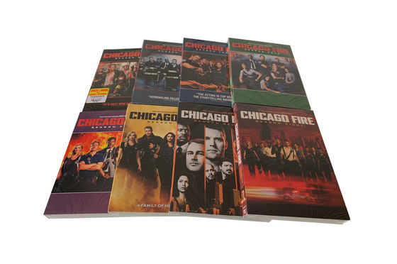 Película de encargo de América de los sistemas de la caja del DVD la estación 1-8 del fuego de Chicago de la serie completa proveedor