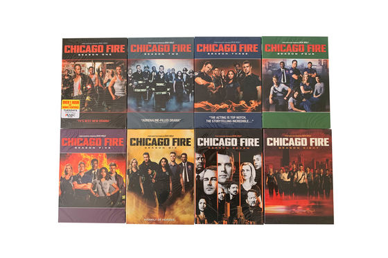 Película de encargo de América de los sistemas de la caja del DVD la estación 1-8 del fuego de Chicago de la serie completa proveedor