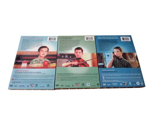 Película de encargo de América de los sistemas de la caja del DVD la estación joven 1-3 de Sheldon de la serie completa proveedor