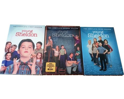 Película de encargo de América de los sistemas de la caja del DVD la estación joven 1-3 de Sheldon de la serie completa proveedor