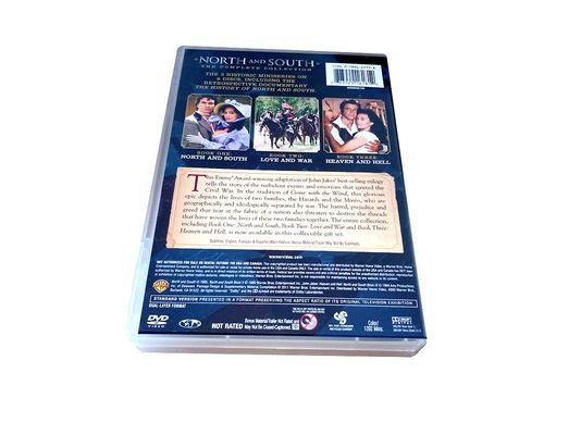 Película de encargo de América de los sistemas de la caja del DVD el norte y sur 1-3 de la serie completa proveedor