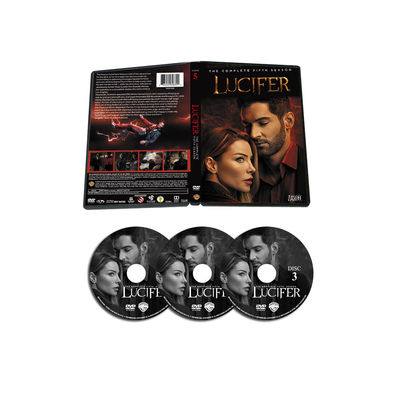 Película de encargo de América de los sistemas de la caja del DVD la serie completa Lucifer Season 5 disco cinco 3 proveedor