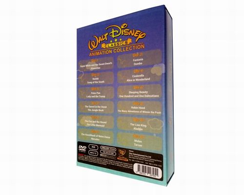 Película de encargo de América de los sistemas de la caja del DVD la colección 12DVD de la animación de Disney de la serie completa proveedor