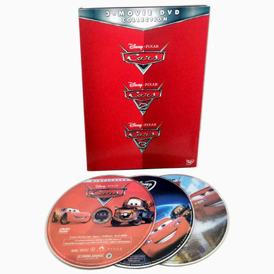 Película de encargo de América de los sistemas de la caja del DVD los coches 1-3 de la serie completa 3 disco de la colección 3 del DVD de la película proveedor