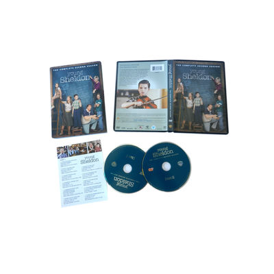 Película de encargo de América de los sistemas de la caja del DVD la serie completa Sheldon Season joven 2 proveedor