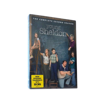Película de encargo de América de los sistemas de la caja del DVD la serie completa Sheldon Season joven 2 proveedor
