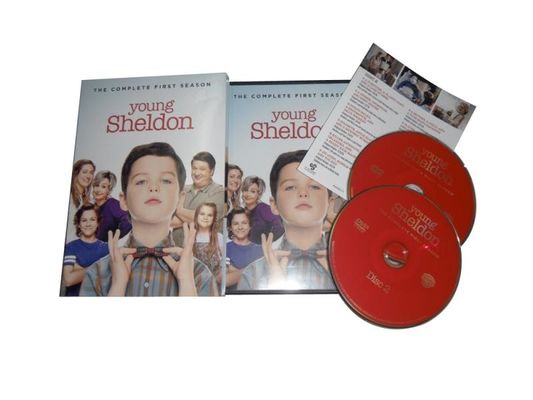Película de encargo de América de los sistemas de la caja del DVD la serie completa Sheldon Season joven 1 proveedor