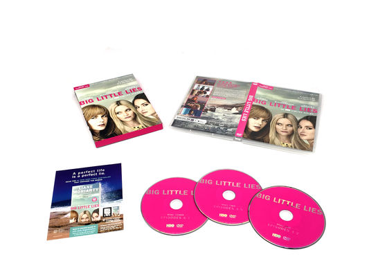 Película de encargo de América de los sistemas de la caja del DVD mentiras grandes de la serie completa las pequeñas proveedor