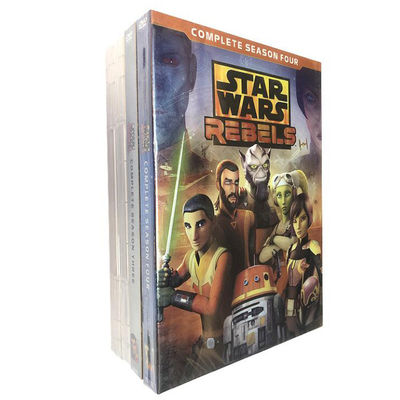 Película de encargo de América de los sistemas de la caja del DVD los rebeldes de Star Wars de la serie completa proveedor