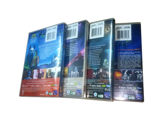 Película de encargo de América de los sistemas de la caja del DVD los rebeldes de Star Wars de la serie completa proveedor