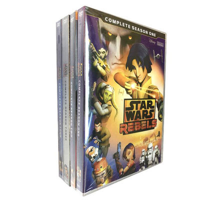 Película de encargo de América de los sistemas de la caja del DVD los rebeldes de Star Wars de la serie completa proveedor