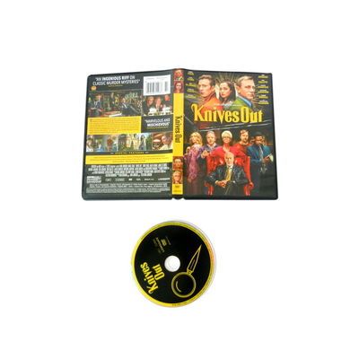 Película de encargo de América de los sistemas de la caja del DVD los cuchillos de la serie completa hacia fuera proveedor