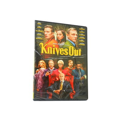Película de encargo de América de los sistemas de la caja del DVD los cuchillos de la serie completa hacia fuera proveedor