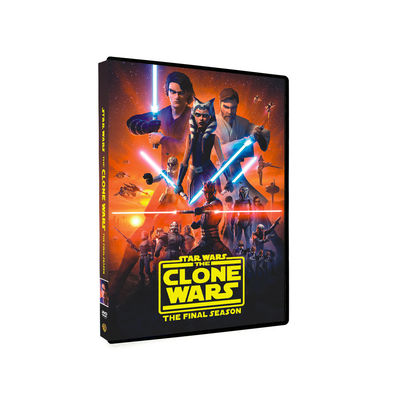 Película de encargo de América de los sistemas de la caja del DVD la serie completa Star Wars: Las guerras de la copia sazonan 7 proveedor