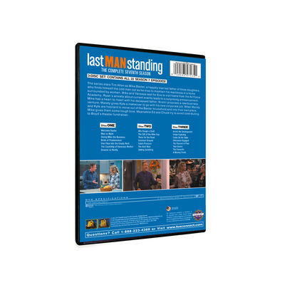 Película de encargo de América de los sistemas de la caja del DVD la serie completa estación permanente 7 del hombre pasado proveedor