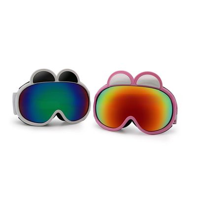 Esquí Google Para Niños PC Espejo Lente Imán sin borde reemplazo Gran cilindrico puede bloquear gafas de nieve UV