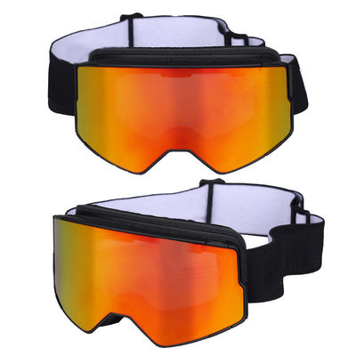 Esquí Google PC Mirror Lens Gafas de nieve dobles curvas con marco completo Gafas de equipo de esquí Gafas de esquí al aire libre doble antifo